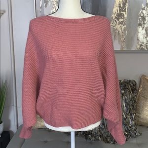 Adorable Loose Horizontal Knit Sweater